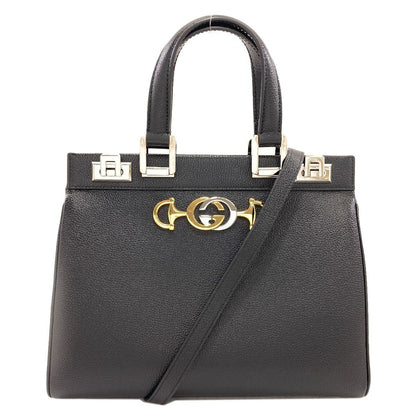 Gucci Zumi 2-Way Handbag Calf