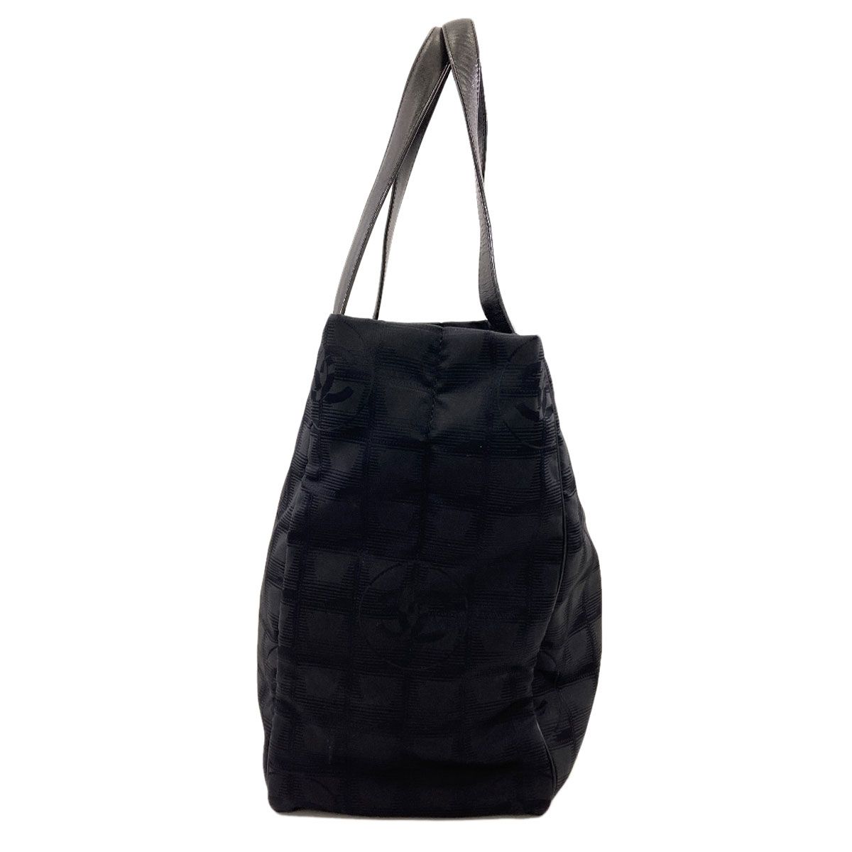 Chanel New Travel Line MM Gold Tote Nylon — view 3