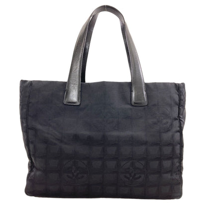 Chanel New Travel Line MM Gold Tote Nylon — view 2