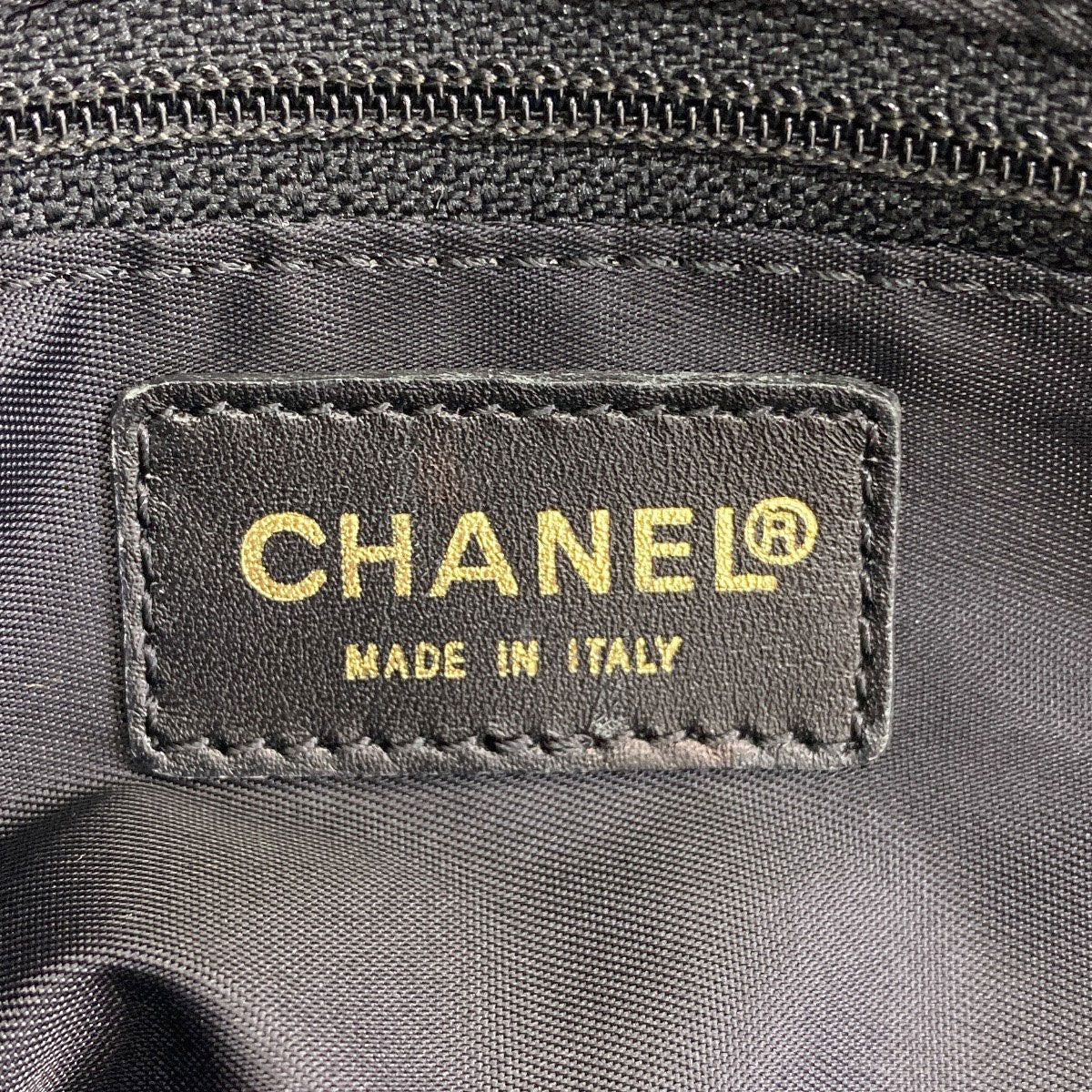 Chanel New Travel Line MM Gold Tote Nylon — view 6