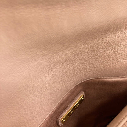 Miu Miu Chain Shoulder Bag Leather — view 9