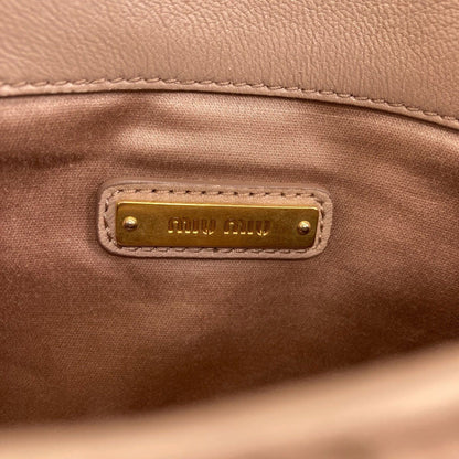 Miu Miu Chain Shoulder Bag Leather — view 6