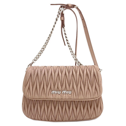 Miu Miu Chain Shoulder Bag Leather
