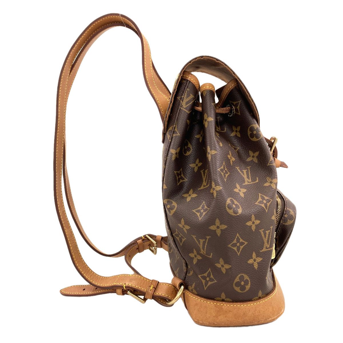Louis Vuitton Montsouris Middle Backpack Monogram Canvas — view 3
