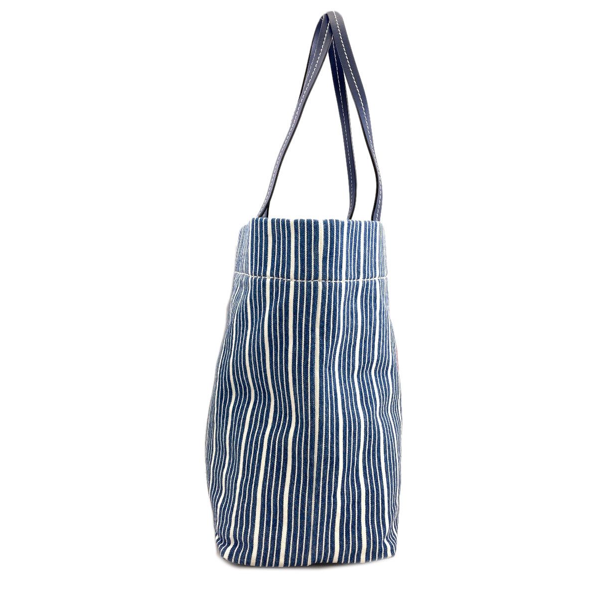 Miu Miu Striped Tote Denim — view 3