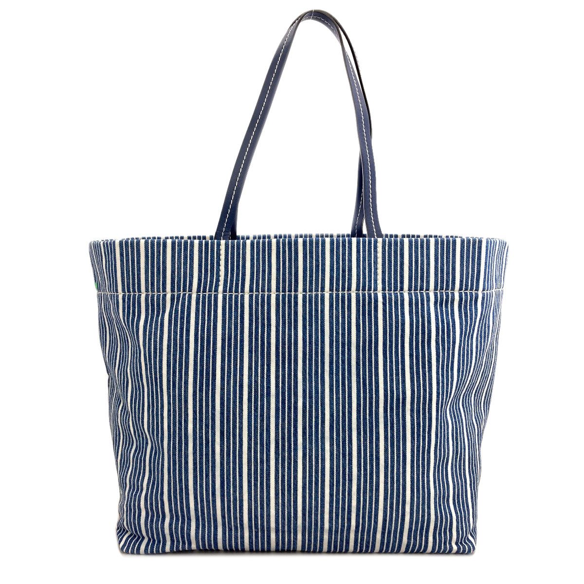 Miu Miu Striped Tote Denim — view 2