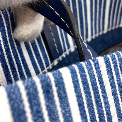 Miu Miu Striped Tote Denim — view 9