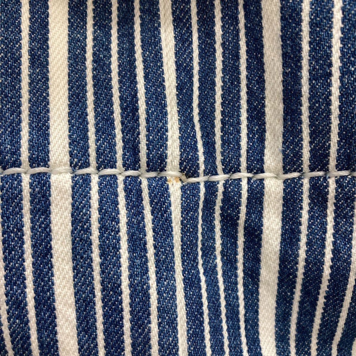 Miu Miu Striped Tote Denim — view 8