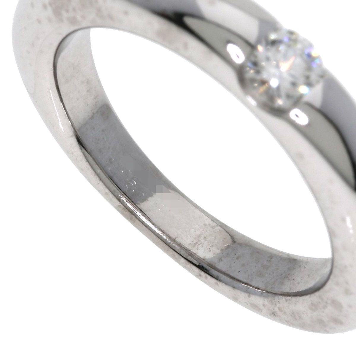 Cartier Ellipse Diamond 53 Ring 18k White Gold — view 5