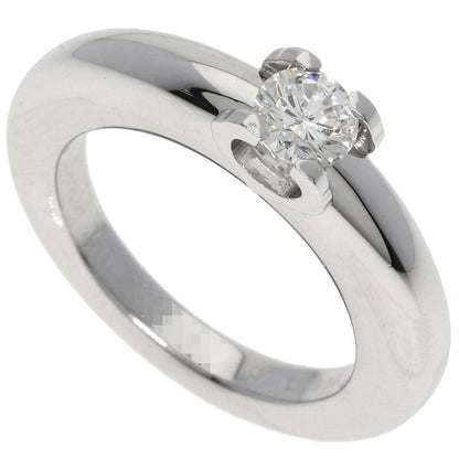 Cartier C de Cartier Solitaire Diamond 47 Ring 18k White Gold