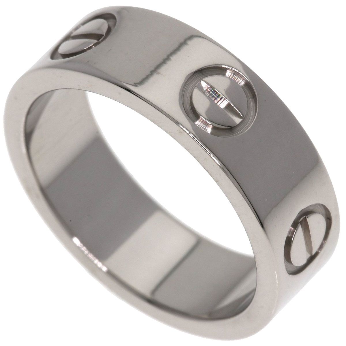 Cartier Love Ring 48 18k White Gold