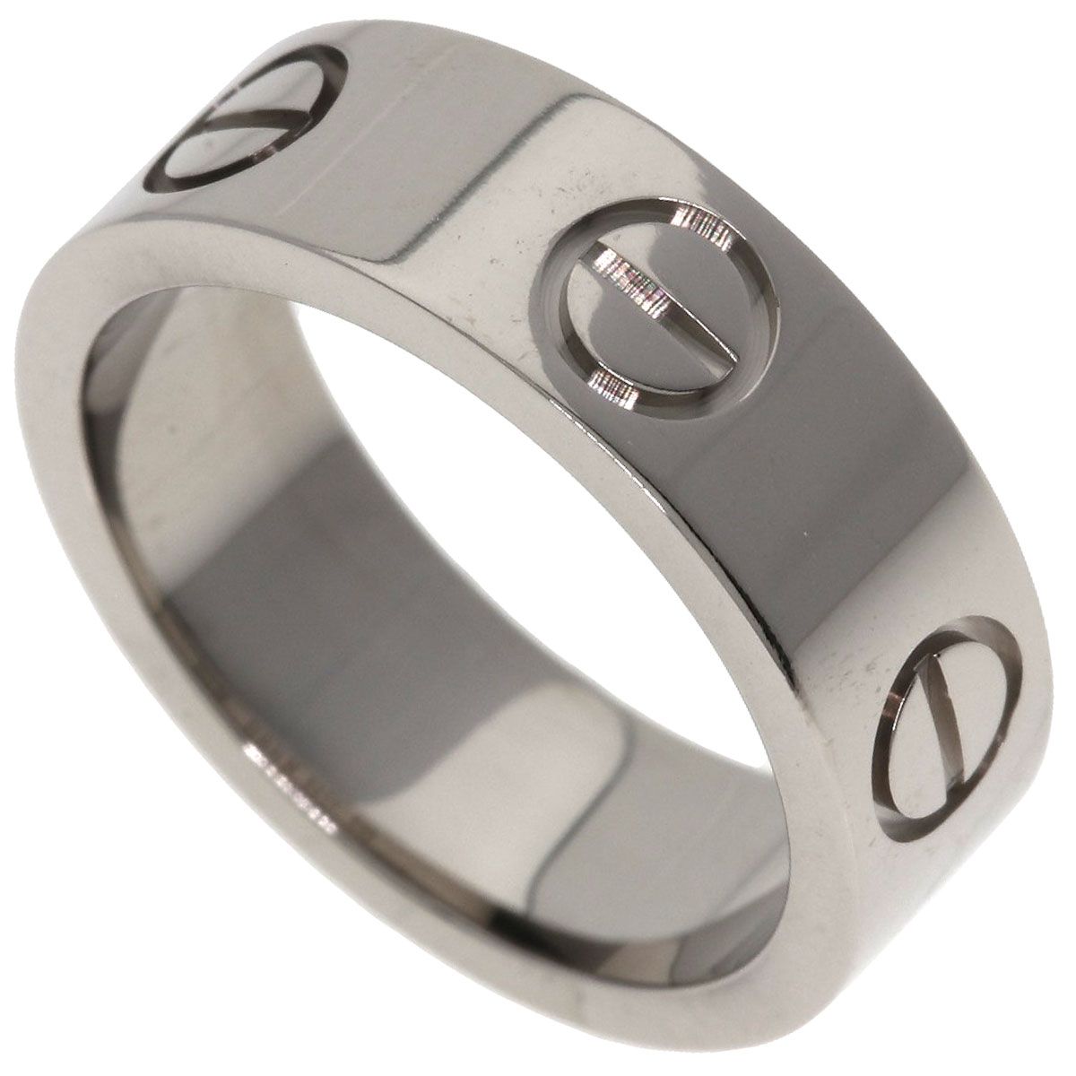 Cartier Love Ring 47 18k White Gold
