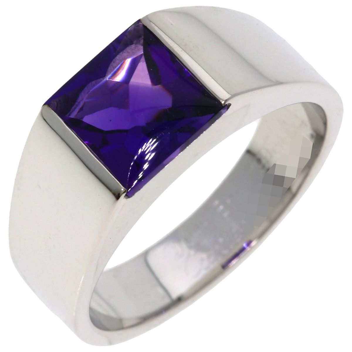 Cartier Tank Ring 58 18k White Gold — view 2