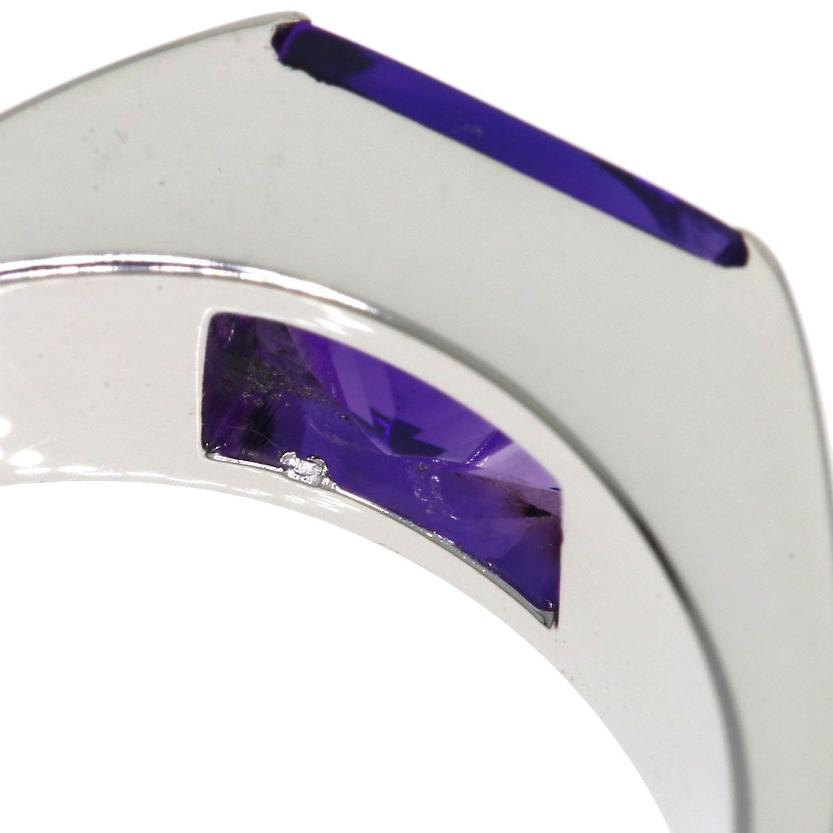 Cartier Tank Ring 58 18k White Gold — view 9