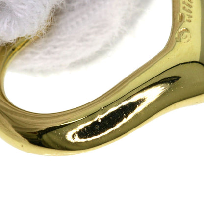 Tiffany & Co Open Heart Pendant Top 18k Yellow Gold — view 5