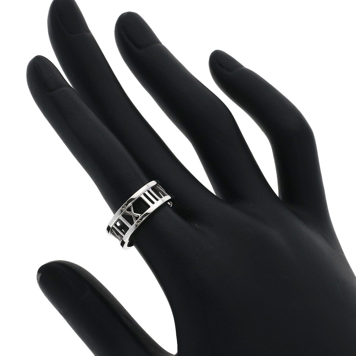 Tiffany & Co Open Atlas Ring 18k White Gold — view 5