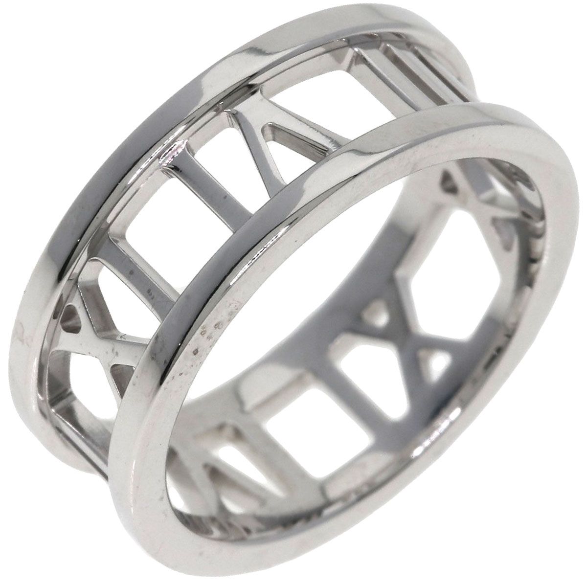 Tiffany & Co Open Atlas Ring 18k White Gold — view 2