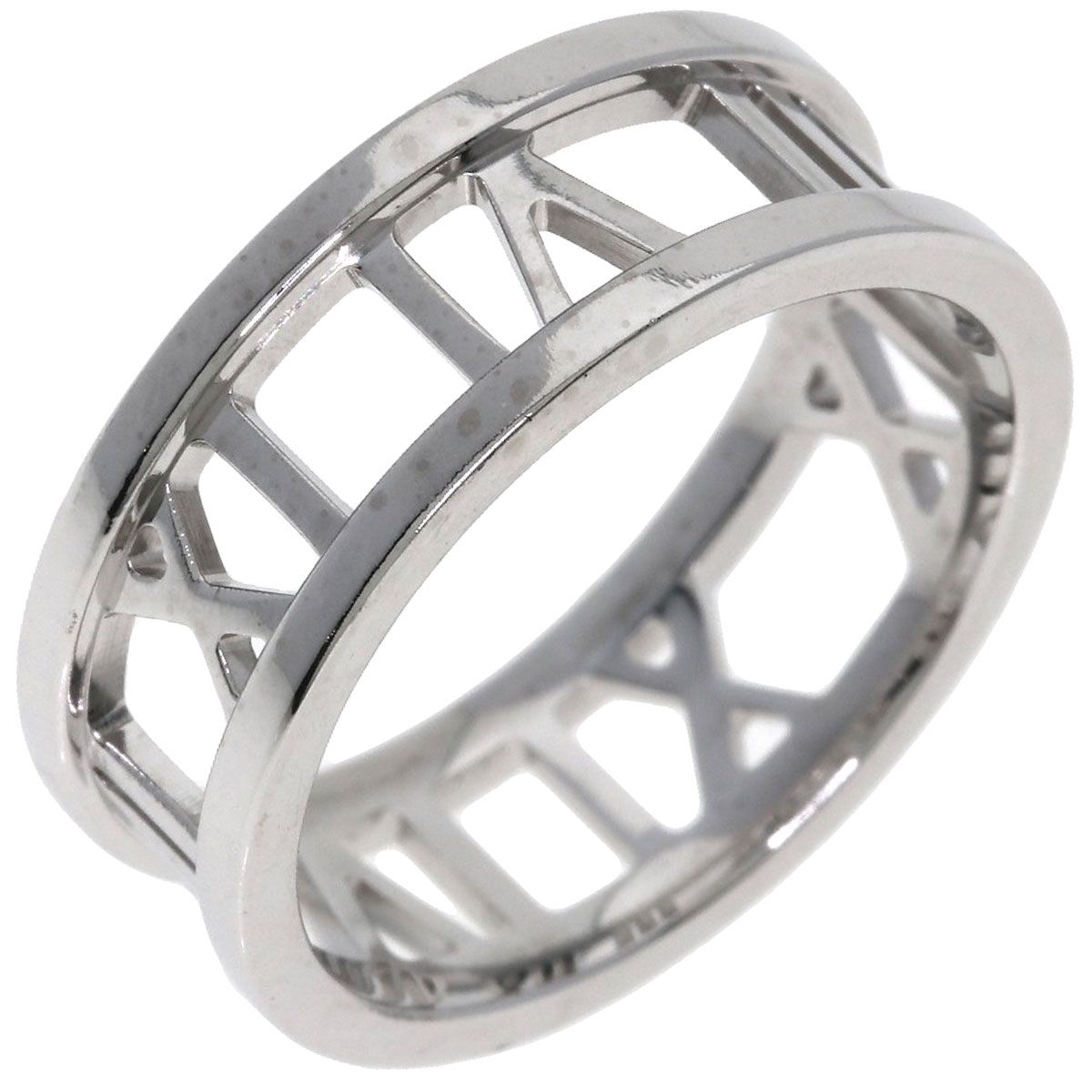 Tiffany & Co Open Atlas Ring 18k White Gold — view 2