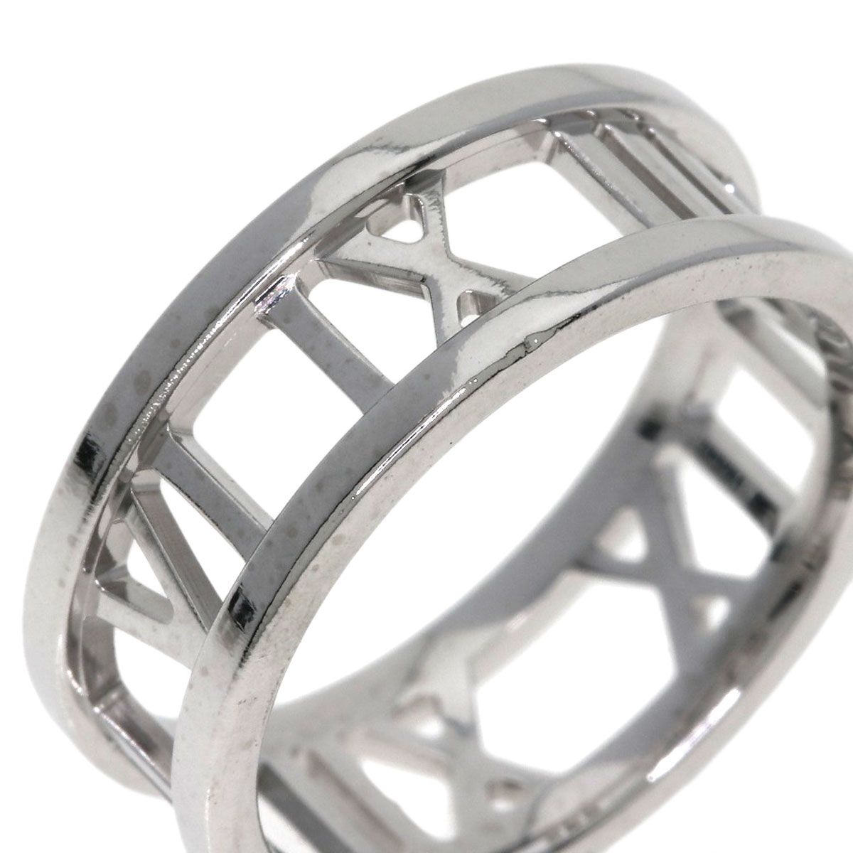 Tiffany & Co Open Atlas Ring 18k White Gold — view 7