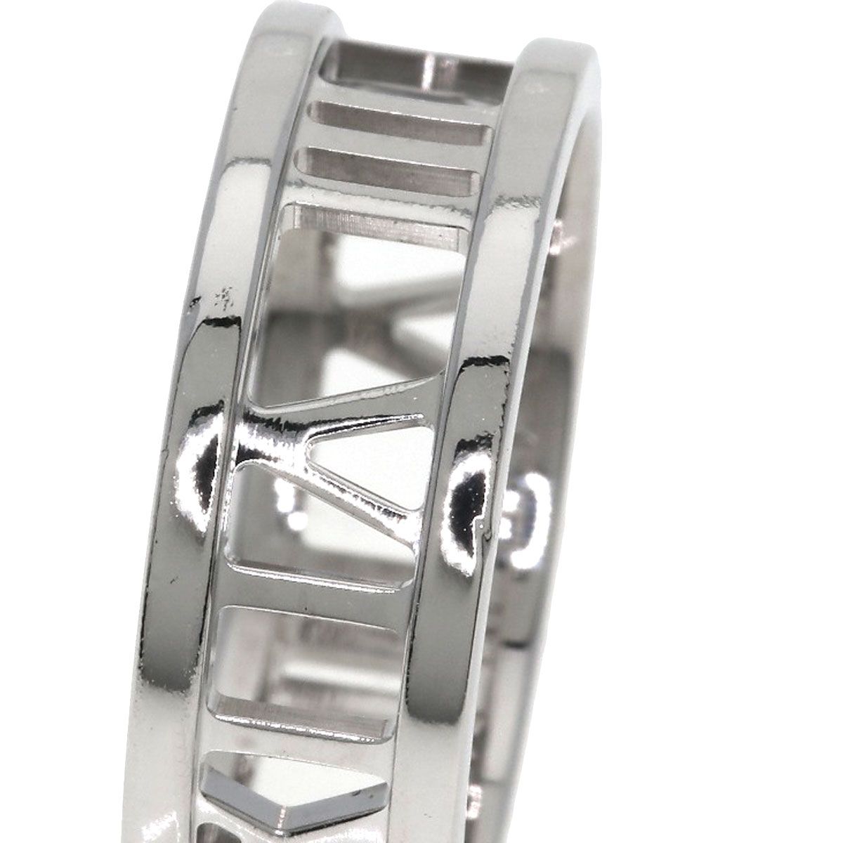 Tiffany & Co Open Atlas Ring 18k White Gold — view 8