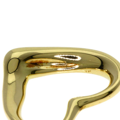 Tiffany & Co Open Heart Pendant Top 18k Yellow Gold — view 4