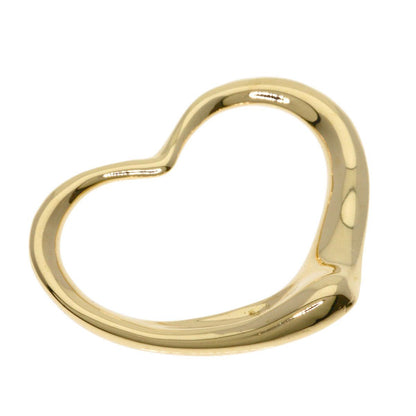 Tiffany & Co Open Heart Pendant Top 18k Yellow Gold