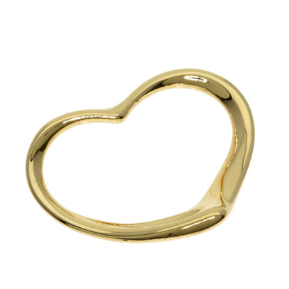 Tiffany & Co Open Heart Pendant Top 18k Yellow Gold