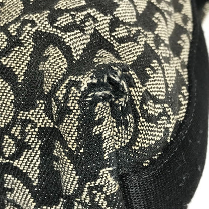 Dior Shoulder Bag Trotter Logo Leather Canvas Black — view 6