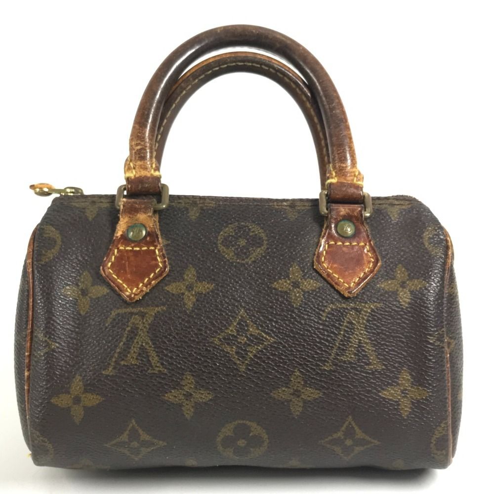 Louis Vuitton Handbag Mini Speedy Monogram Canvas Brown — view 2