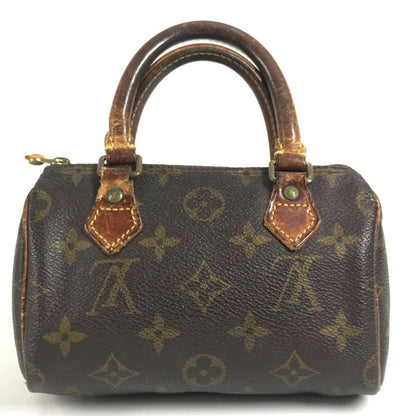 Louis Vuitton Handbag Mini Speedy Monogram Canvas Brown — view 2