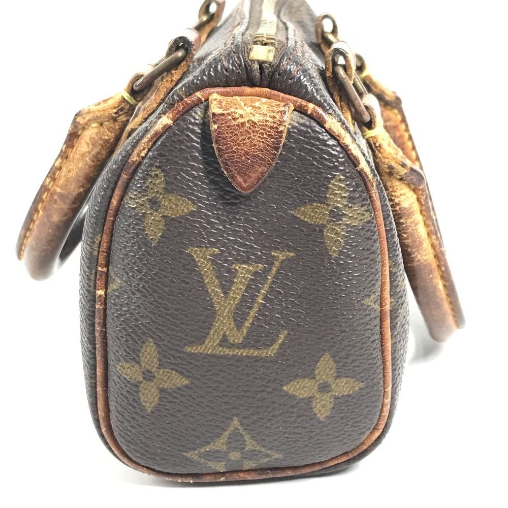 Louis Vuitton Handbag Mini Speedy Monogram Canvas Brown — view 4