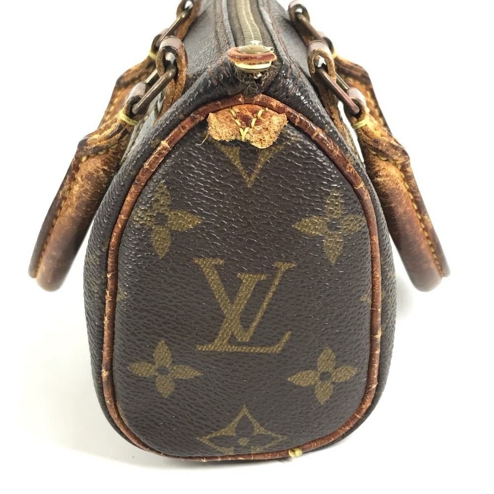 Louis Vuitton Handbag Mini Speedy Monogram Canvas Brown — view 3