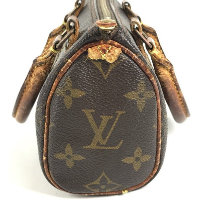 Louis Vuitton Handbag Mini Speedy Monogram Canvas Brown — view 3