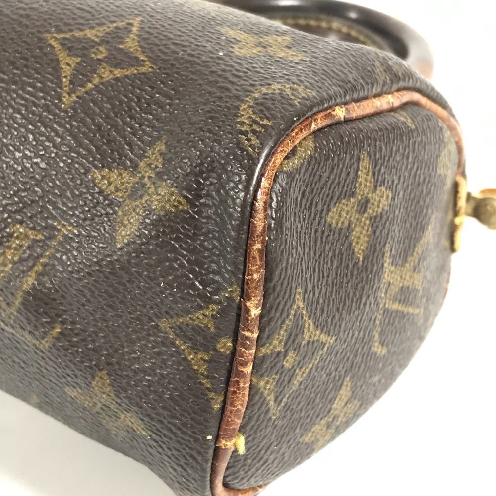 Louis Vuitton Handbag Mini Speedy Monogram Canvas Brown — view 6