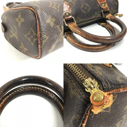 Louis Vuitton Handbag Mini Speedy Monogram Canvas Brown — view 7