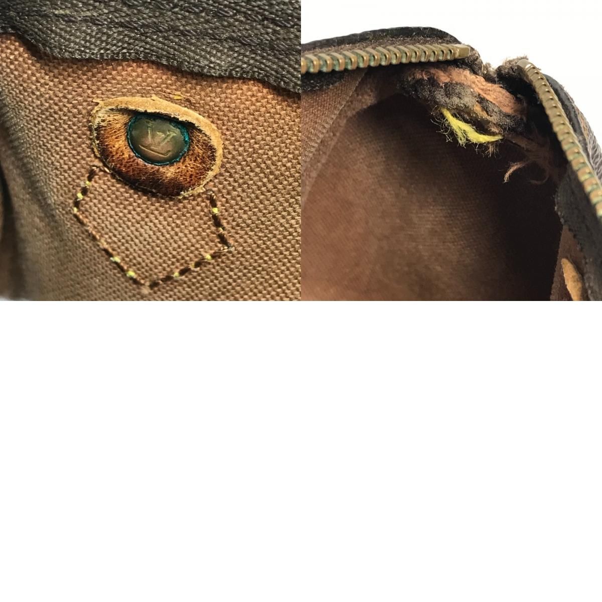 Louis Vuitton Handbag Mini Speedy Monogram Canvas Brown — view 9