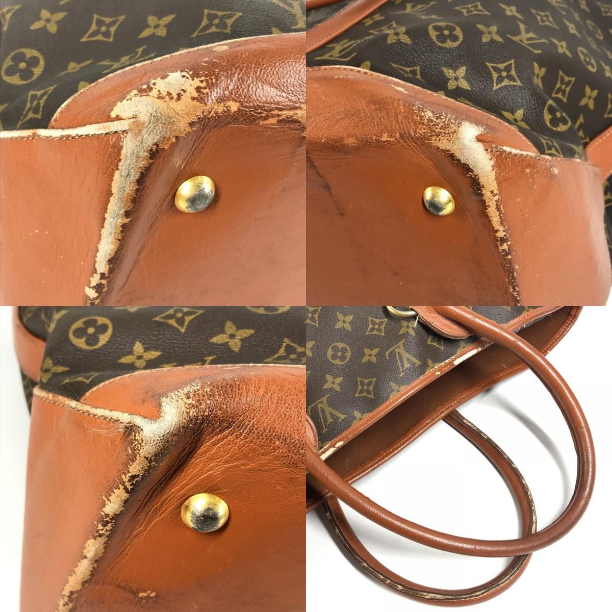 Louis Vuitton Shoulder Bag Sac Weekend GM Monogram Canvas Brown — view 7