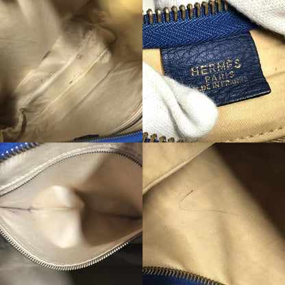 Hermes Shoulder Bag Gao Leather Blue — view 8
