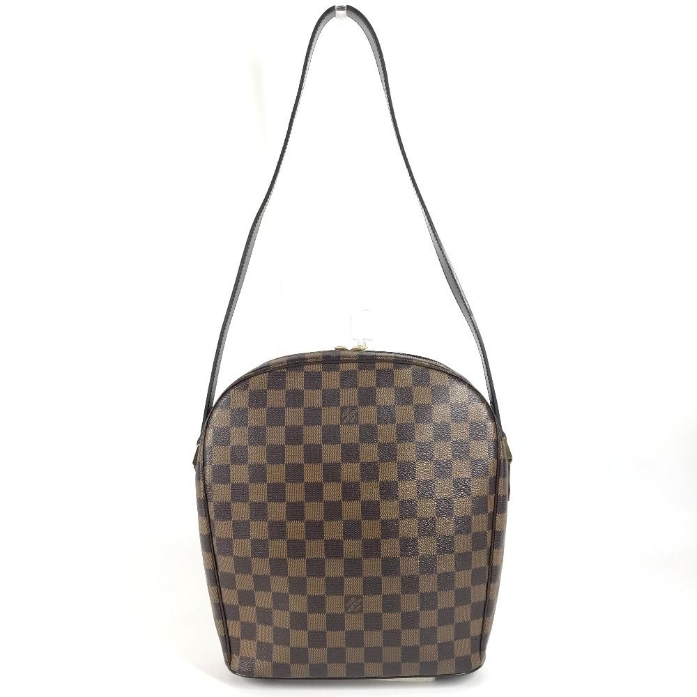 Louis Vuitton Shoulder Bag Ipanema GM Damier Canvas Ebene Brown — view 2