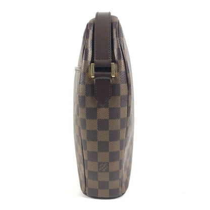 Louis Vuitton Shoulder Bag Ipanema GM Damier Canvas Ebene Brown — view 3