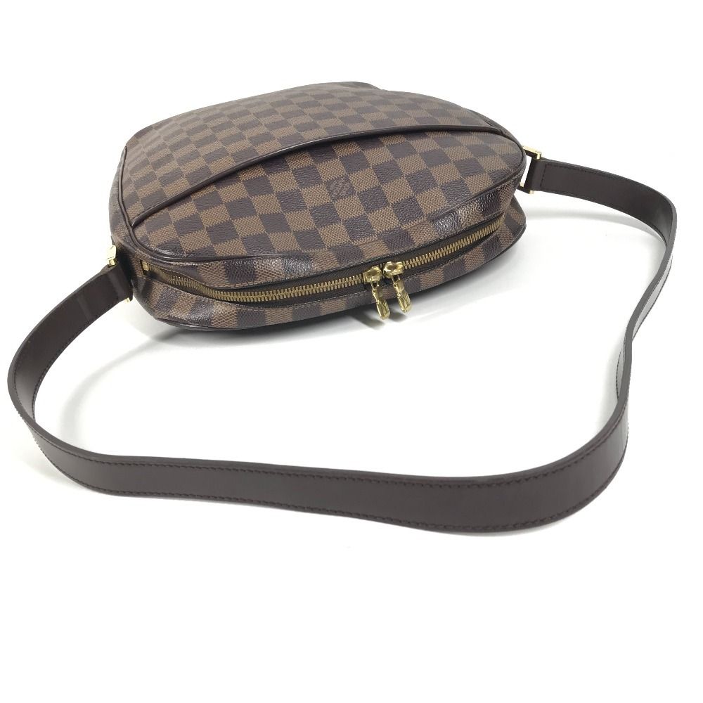 Louis Vuitton Shoulder Bag Ipanema GM Damier Canvas Ebene Brown — view 6