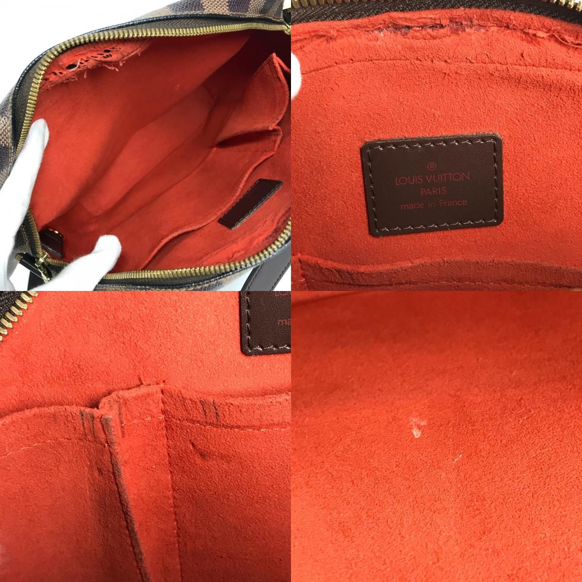 Louis Vuitton Shoulder Bag Ipanema GM Damier Canvas Ebene Brown — view 8