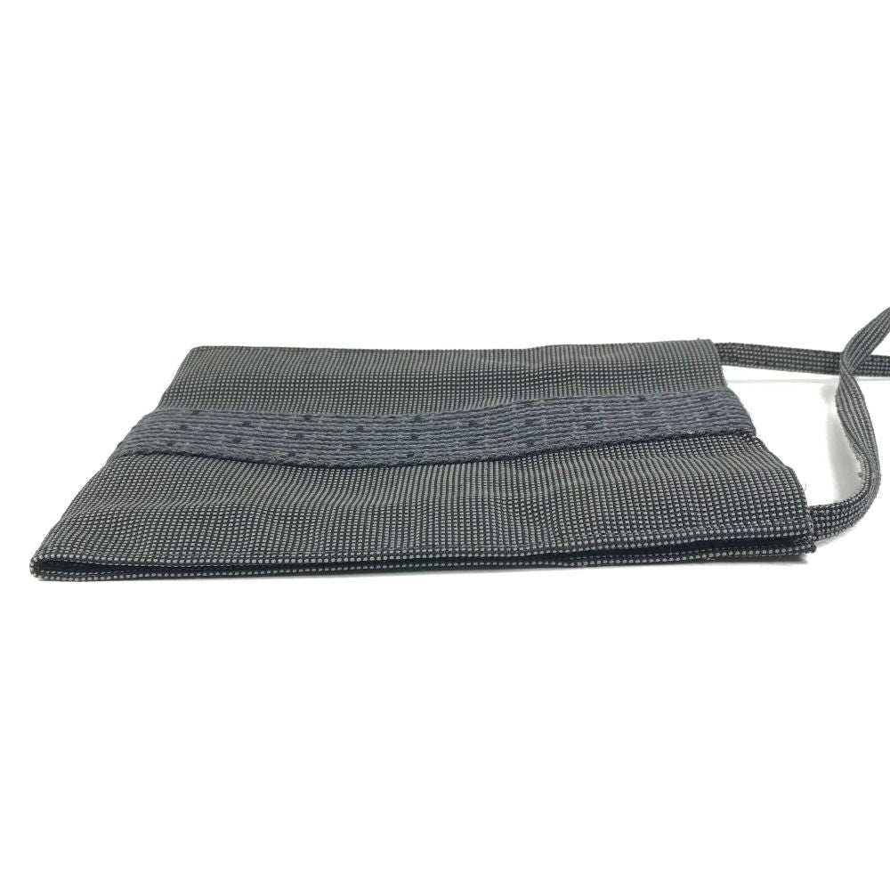 Hermes Shoulder Bag Logo Polyamide Gray — view 5