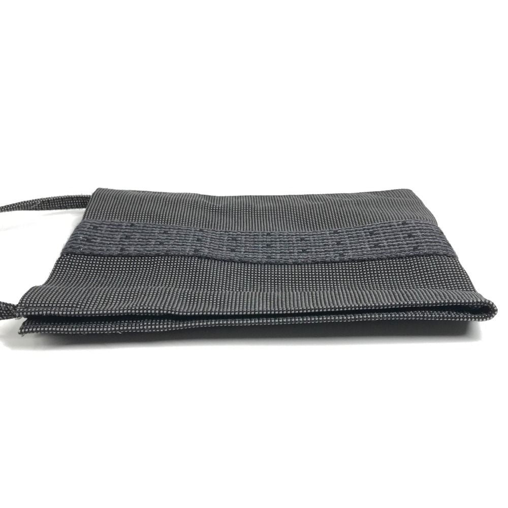 Hermes Shoulder Bag Logo Polyamide Gray — view 4
