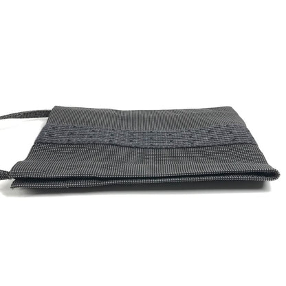 Hermes Shoulder Bag Logo Polyamide Gray — view 4