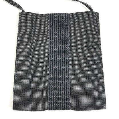 Hermes Shoulder Bag Logo Polyamide Gray — view 3