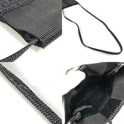 Hermes Shoulder Bag Logo Polyamide Gray — view 8
