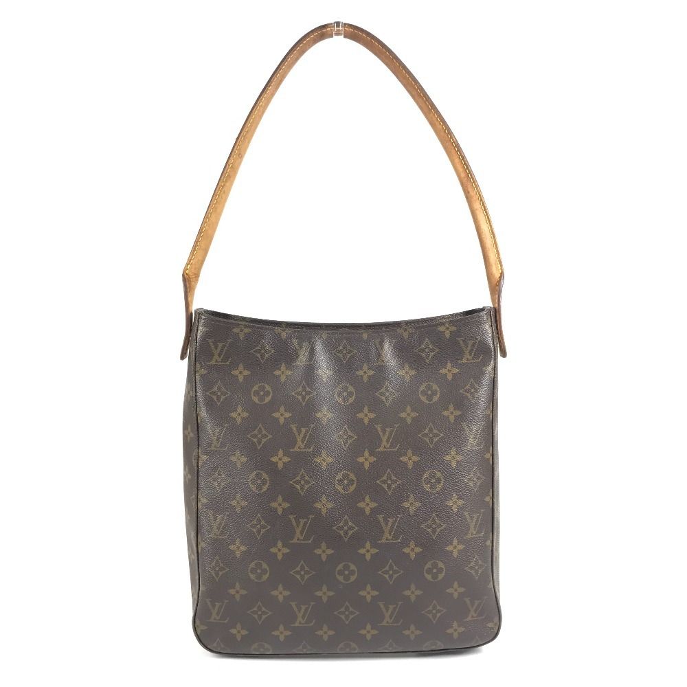 Louis Vuitton Shoulder Bag Looping GM Monogram Canvas Brown — view 2