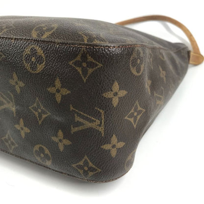 Louis Vuitton Shoulder Bag Looping GM Monogram Canvas Brown — view 7