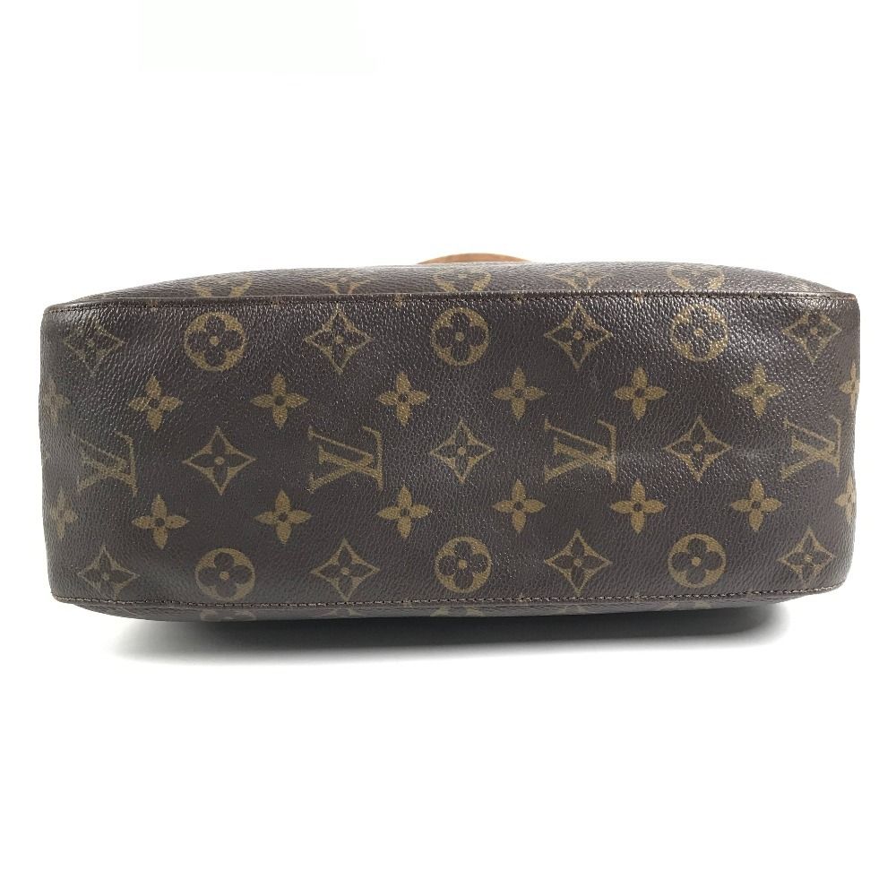 Louis Vuitton Shoulder Bag Looping GM Monogram Canvas Brown — view 6